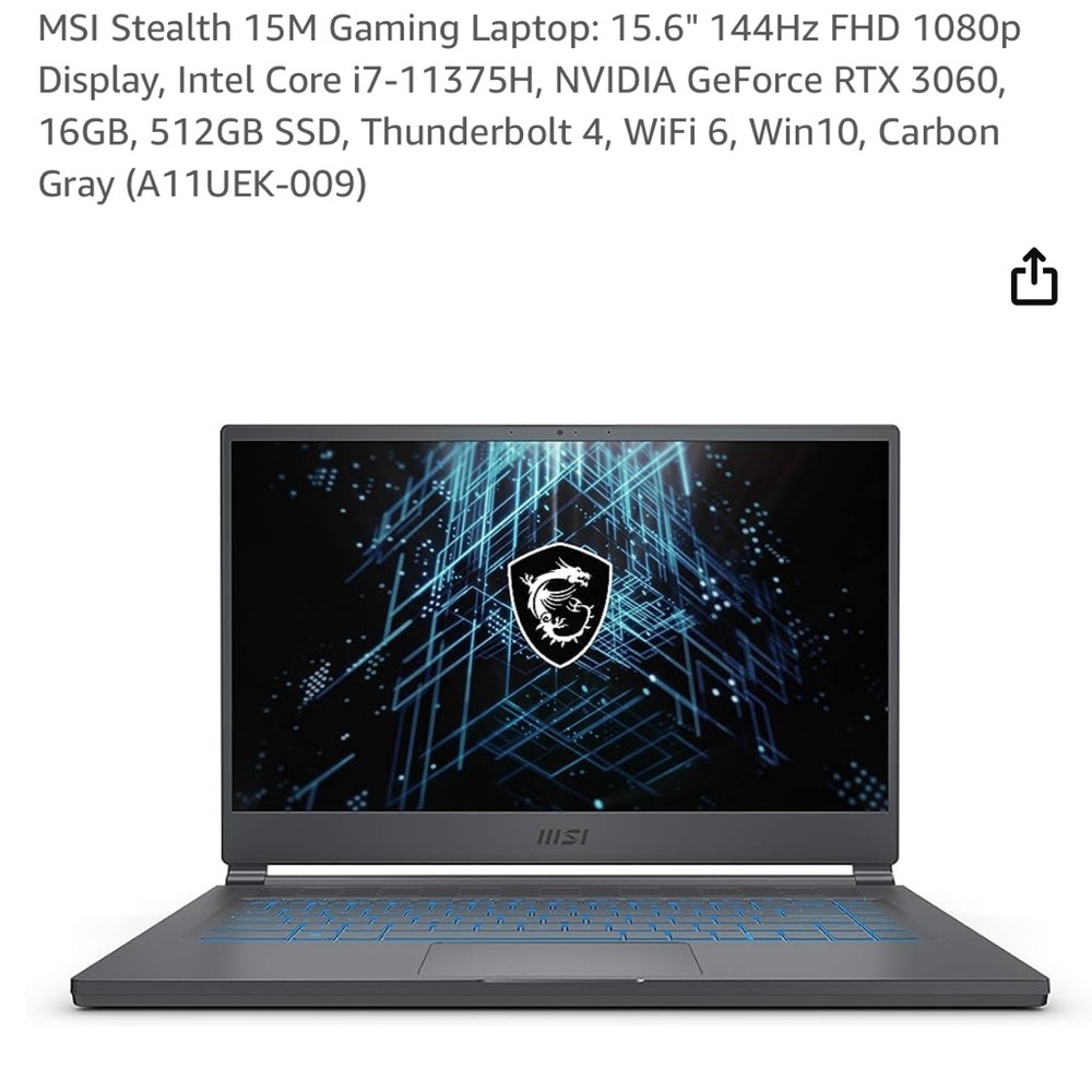 MSI Stealth Gaming Laptop